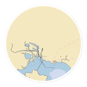 Oasis Marinas at Gunpowder Cove (Joppa, MD) NOAA Chart Sticker