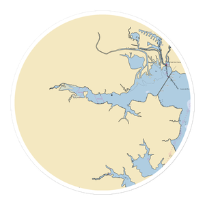 Bowerman's Marina (White Marsh, MD) NOAA Chart Sticker