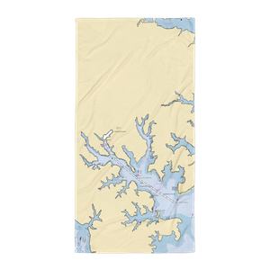 Safe Harbor Carroll Island (Dundalk, MD) NOAA Chart Towel