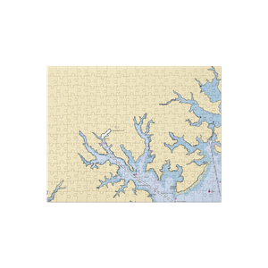 Edwards Boat Yard (Dundalk, MD) NOAA Chart Jigsaw Puzzle