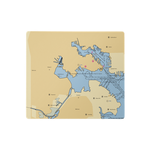 Baltimore Yacht Basin (Baltimore, MD) NOAA Chart  Gaming Mouse Pad