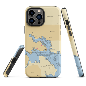 Thames Point Marina (Baltimore, MD) NOAA Chart  Tough iPhone Case