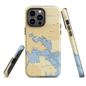 Bayview Marina (Baltimore, MD) NOAA Chart  Tough iPhone Case