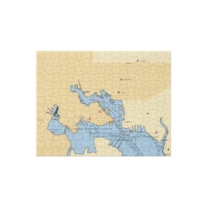 Fells Point Yacht Club (Baltimore, MD) NOAA Chart Jigsaw Puzzle