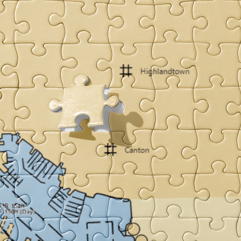 Canton Cove Marina (Baltimore, MD) NOAA Chart Jigsaw Puzzle 
