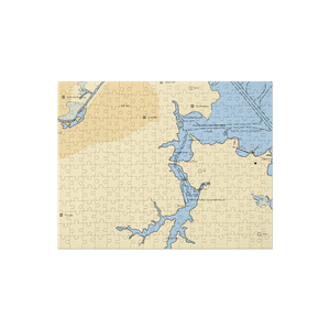 Jaws Marina (Glen Burnie, MD) NOAA Chart Jigsaw Puzzle