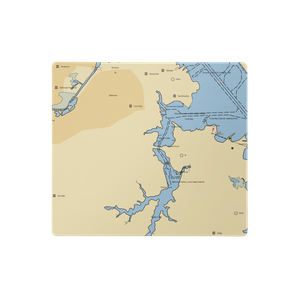 Jaws Marina (Glen Burnie, MD) NOAA Chart  Gaming Mouse Pad