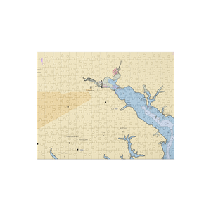 Marks Boat Yard (Rosedale, MD) NOAA Chart Jigsaw Puzzle