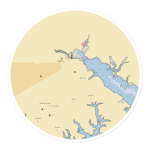 Marks Boat Yard (Rosedale, MD) NOAA Chart Sticker