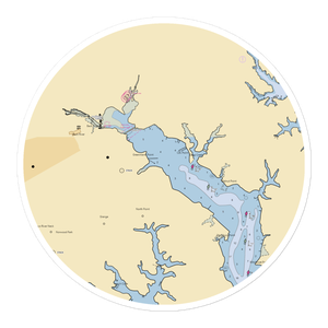 Riverside Marine Inc (Dundalk, MD) NOAA Chart Sticker