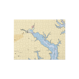 Weaver's Marine Service (Dundalk, MD) NOAA Chart Jigsaw Puzzle