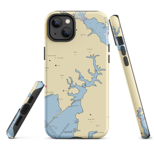 Roudebush Yacht & Engine Works (Sparrows Point, MD) NOAA Chart  Tough iPhone Case