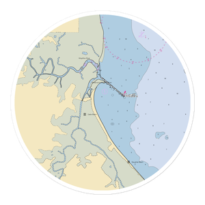 Cedar Creek Marina (Lincoln, DE) NOAA Chart Sticker