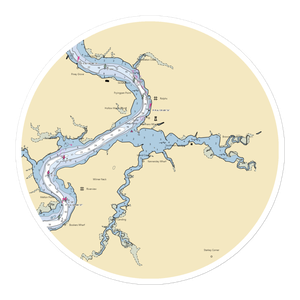 Kennersley Point Marina (Sudlersville, MD) NOAA Chart Sticker