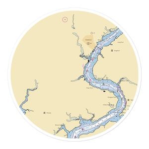 Chester River Yacht Club (Chestertown, MD) NOAA Chart Sticker