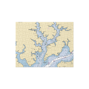 Lankford Bay Marina (Rock Hall, MD) NOAA Chart Jigsaw Puzzle