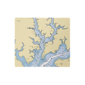 Lankford Bay Marina (Rock Hall, MD) NOAA Chart  Gaming Mouse Pad