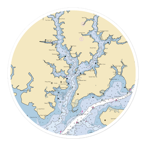 Lankford Bay Marina (Rock Hall, MD) NOAA Chart Sticker