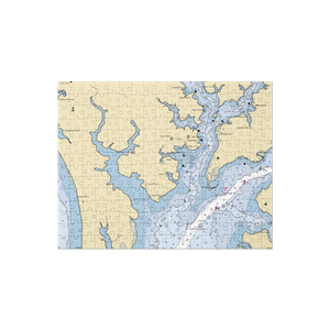 Long Cove Marina (Rock Hall, MD) NOAA Chart Jigsaw Puzzle