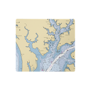 Long Cove Marina (Rock Hall, MD) NOAA Chart  Gaming Mouse Pad