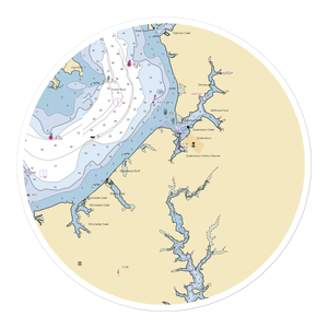 Little Queenstown Creek Dock (Queenstown, MD) NOAA Chart Sticker