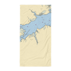 Bay Colony Community Yacht Club (Frankford, DE) NOAA Chart Towel