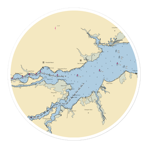 Serendipity Restaurant (Dagsboro, DE) NOAA Chart Sticker