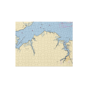 Coastal Diving, Inc. (Frankford, DE) NOAA Chart Jigsaw Puzzle