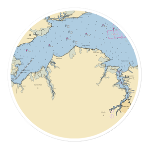 Coastal Diving, Inc. (Frankford, DE) NOAA Chart Sticker