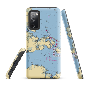 Malone's Bayside Marina (Ocean View, DE) NOAA Chart Samsung Phone Case