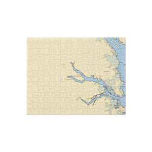 Shawn's Hideaway (Dagsboro, DE) NOAA Chart Jigsaw Puzzle