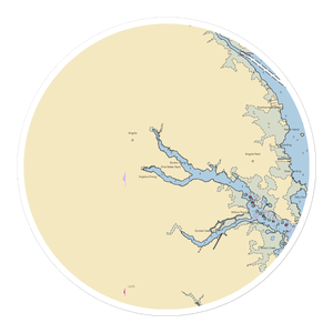 Shawn's Hideaway (Dagsboro, DE) NOAA Chart Sticker