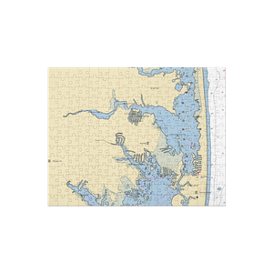 Bayville Marina (Fenwick Island, DE) NOAA Chart Jigsaw Puzzle