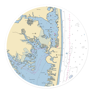 142nd St. Marina (Fenwick Island, DE) NOAA Chart Sticker