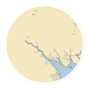 Love Creek Bridge Marina (Harbeson, DE) NOAA Chart Sticker