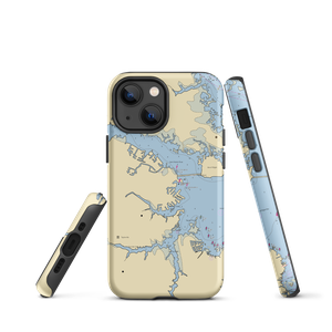 Ocean Pines Association Yacht Club Marina (Ocean City, MD) NOAA Chart  Tough iPhone Case