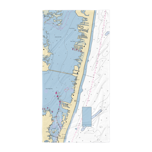 Advanced Marina (Ocean City, MD) NOAA Chart Towel