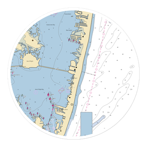 Advanced Marina (Ocean City, MD) NOAA Chart Sticker