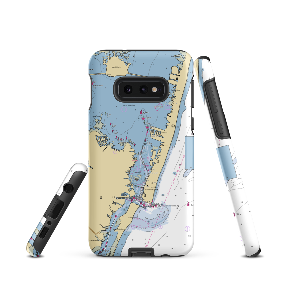 14th Laguna Vista (Ocean City, MD) NOAA Chart Samsung Phone Case Samsung Galaxy S10e model shown