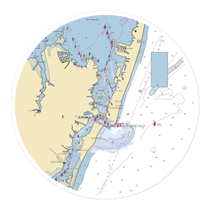 Ocean City Fishing Center (Ocean City, MD) NOAA Chart Sticker