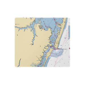 Sunset Marina (Ocean City, MD) NOAA Chart  Gaming Mouse Pad