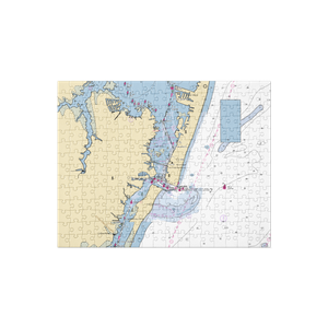 Anglers Restaurant & Marina (Ocean City, MD) NOAA Chart Jigsaw Puzzle