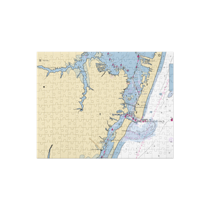 O.C. Fishermans Marina Inc (Ocean City, MD) NOAA Chart Jigsaw Puzzle