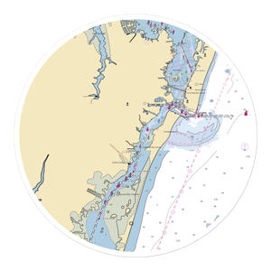 Marsh Harbour Yachting Center (Ocean City, MD) NOAA Chart Sticker