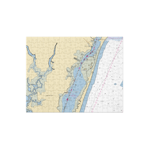 Frontier Town Campground (Ocean City, MD) NOAA Chart Jigsaw Puzzle