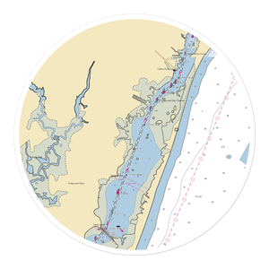 Frontier Town Campground (Ocean City, MD) NOAA Chart Sticker