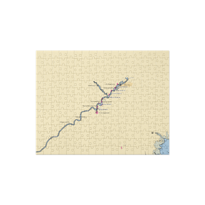 Shad Landing Marina (Girdletree, MD) NOAA Chart Jigsaw Puzzle