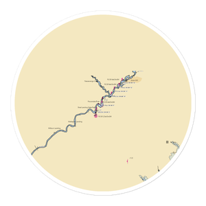 Shad Landing Marina (Girdletree, MD) NOAA Chart Sticker