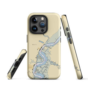 Vienna Municipal Marina (Mardela Springs, MD) NOAA Chart  Tough iPhone Case