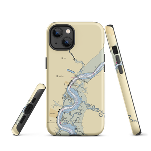 Vienna Municipal Marina (Mardela Springs, MD) NOAA Chart  Tough iPhone Case